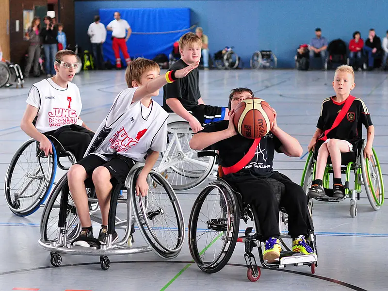 Rollstuhlbaskeball Tryout