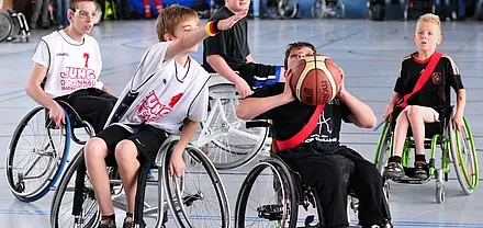 Rollstuhlbaskeball Tryout